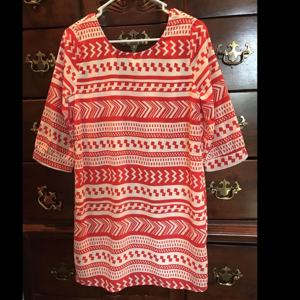 NWT Peach Love Bow Dress